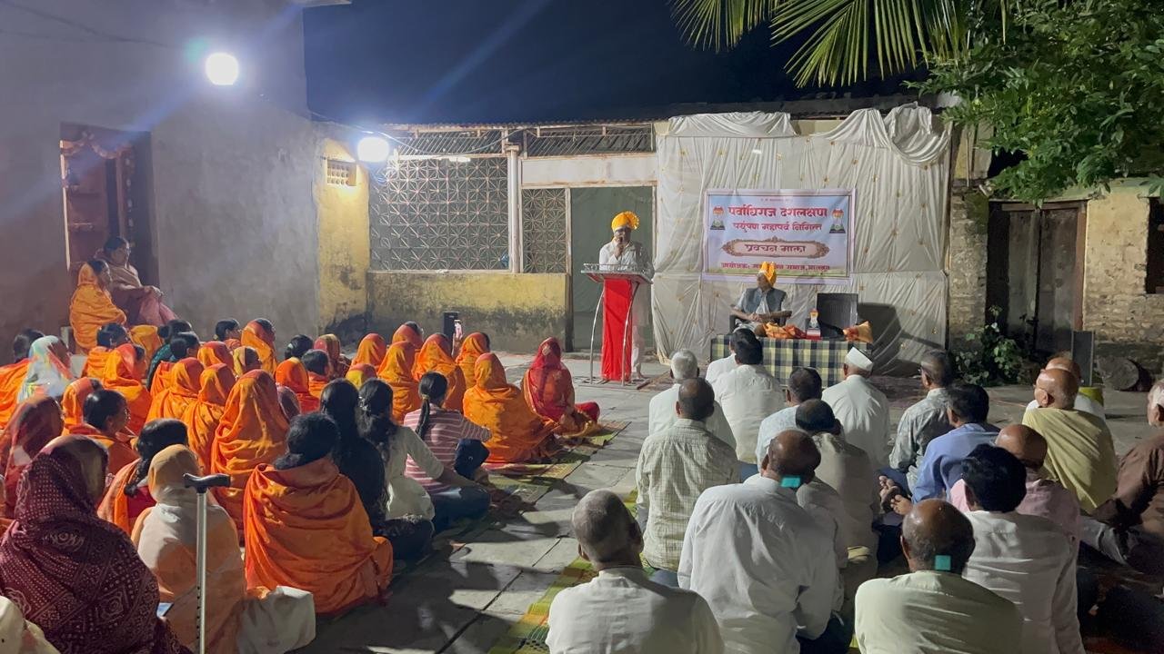 *मानवत येथे दशलक्षण महापर्व उत्साहात संपन्न; निलेशजी बिनायके यांची विशेष प्रवचनमाला*