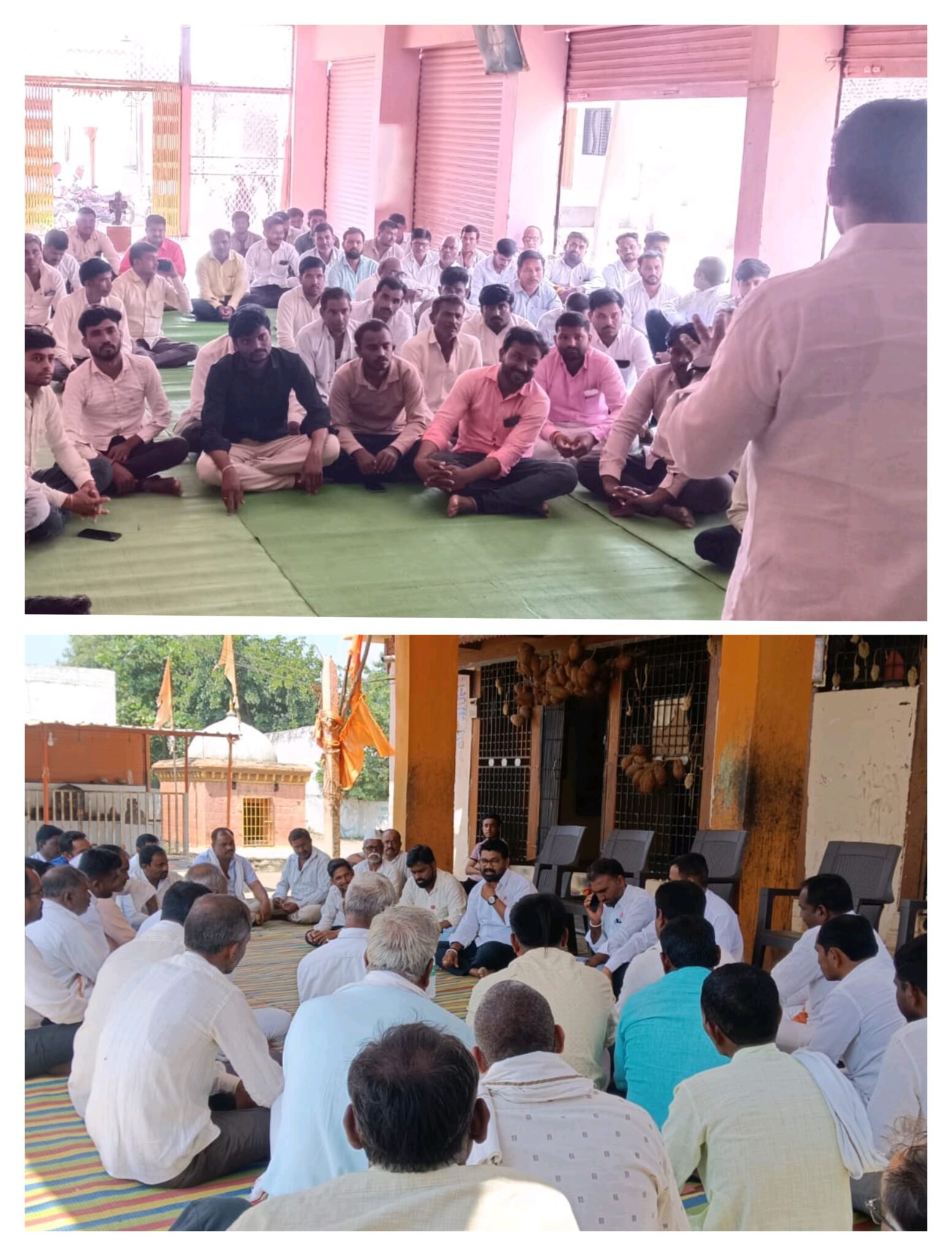 *शिंगणापूर फाट्यावर ६ ऑक्टोबरला बेमुदत रस्ता रोको ; स्वाभिमानीचा इशारा*> ऊसाला उर्वरित ३०० रुपये मिळविण्यासाठी तालुक्यातील ईटाळी, केकरजवळा, उक्कलगावात बैठका